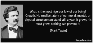 law of growth